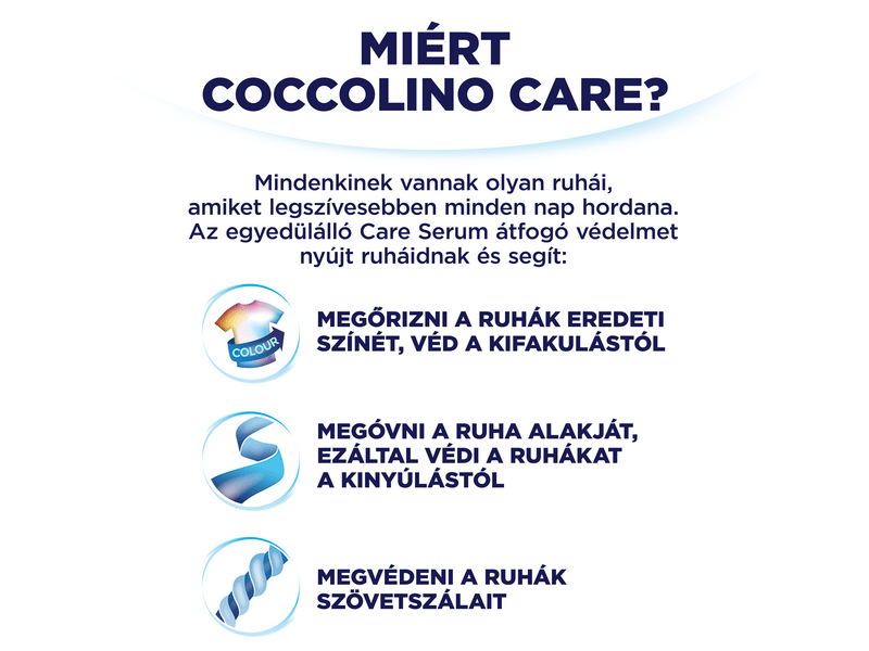 Coccolino Care XXL Mosókapszula, Színes, 70 db
