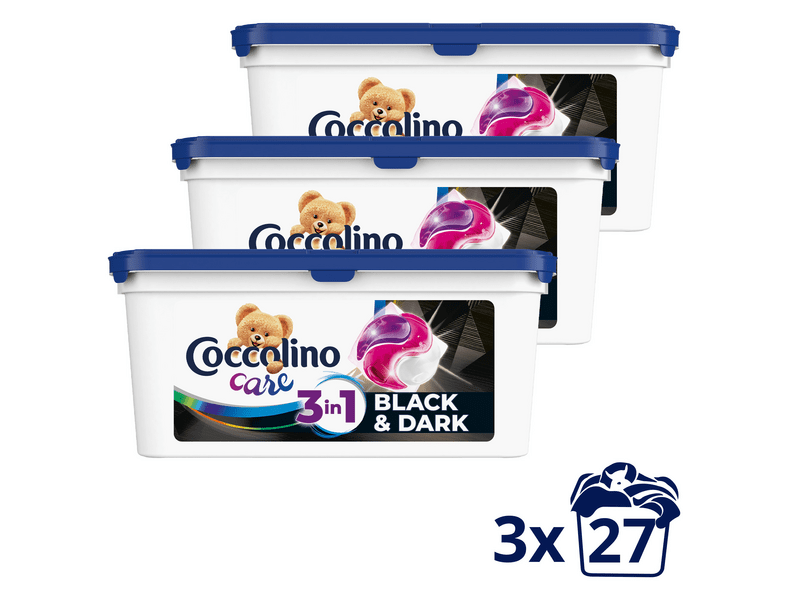 Coccolino Care mosókapszula 3x27db Black