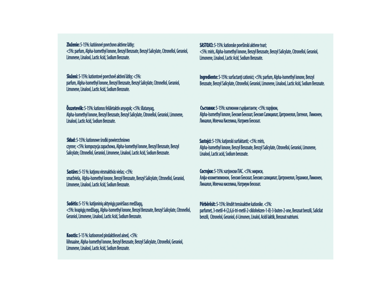 Coccolino Water Lily&Pink Grapefruit öblítőkoncentrátum, 6x1600ml