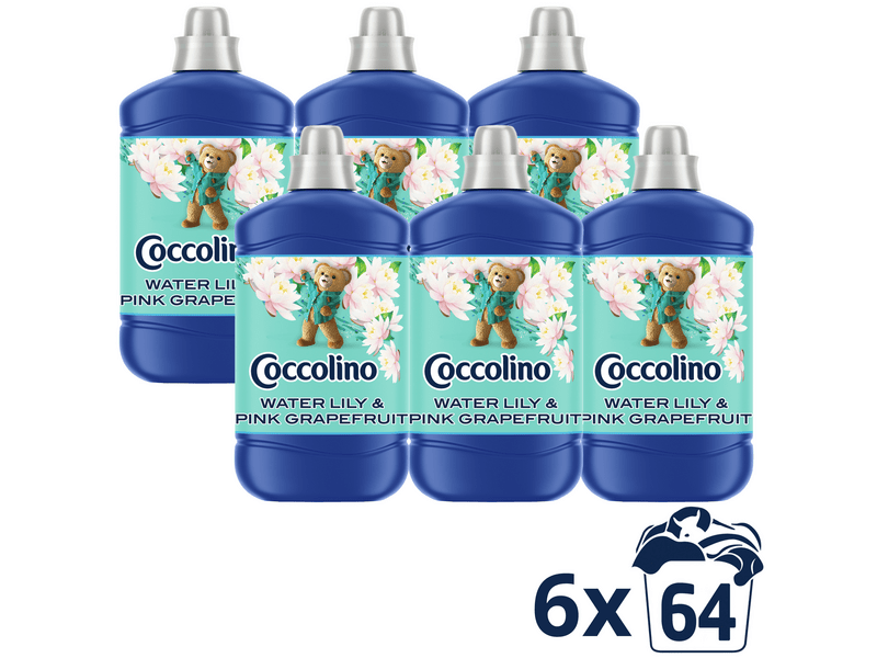 Coccolino Water Lily&Pink Grapefruit öblítőkoncentrátum, 6x1600ml