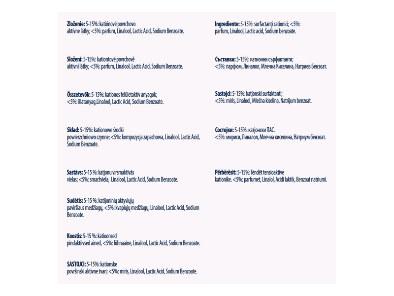 Coccolino Silk Lily öblítőkoncentrátum, 6x1700ml