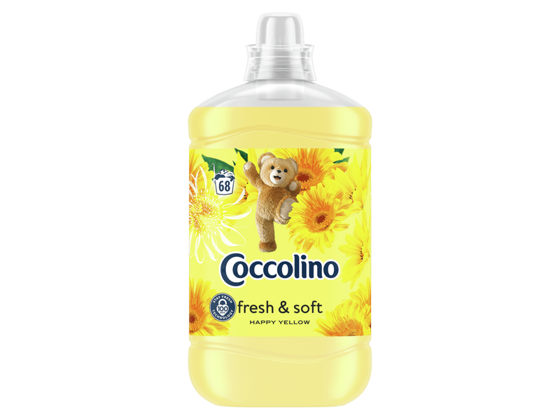 Coccolino Happy Yellow öblítőkoncentrátum, 6x1700ml