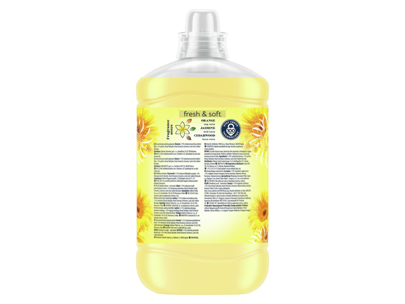 Coccolino Happy Yellow öblítőkoncentrátum, 6x1700ml