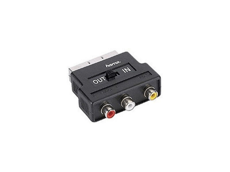 Hama 42353 Scart - 3 RCA Adapter