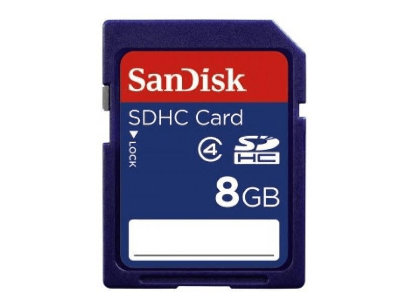 SANDISK SDHC KÁRTYA 8GB, CLASS 4