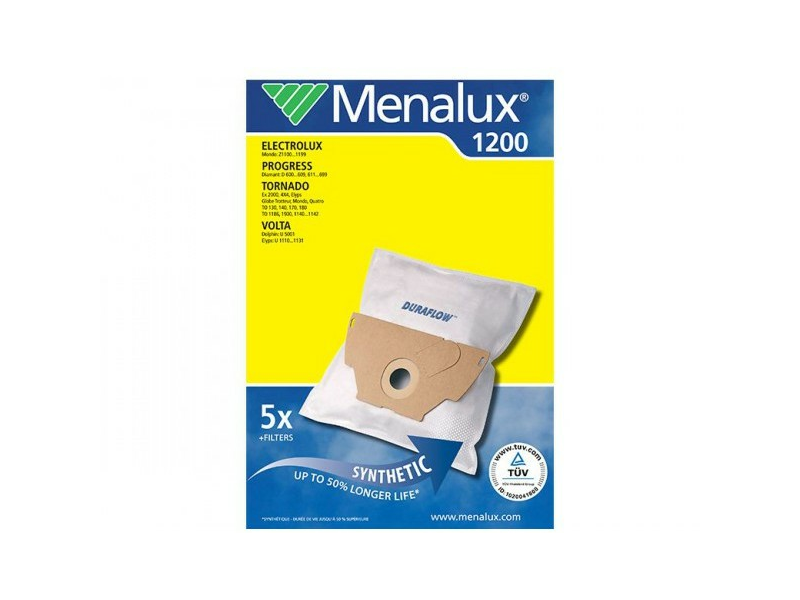 MENALUX 17/1200/A Porzsák+microfilter+motorfilter
