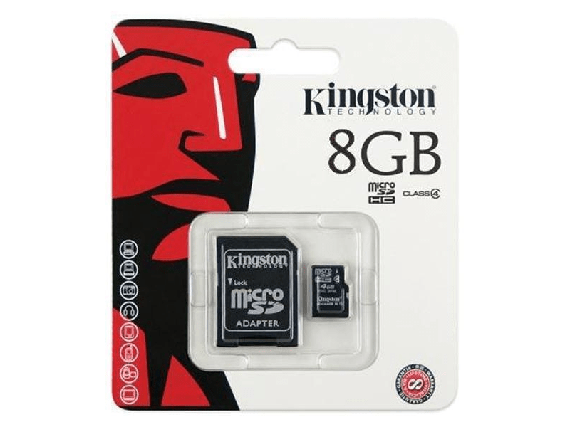 Kingston MicroSDHC 8GB Class 4 SDC4/8GB