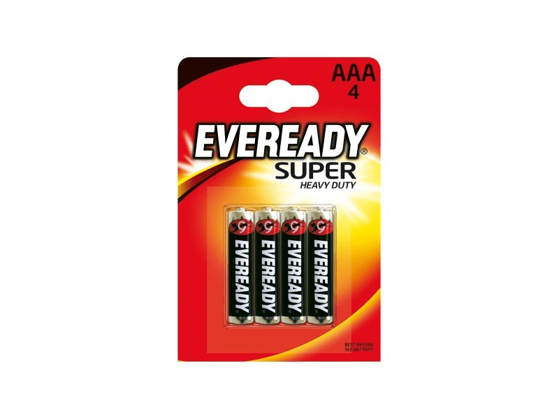 Eveready Super Heavy Duty mikro AAA BL 4db