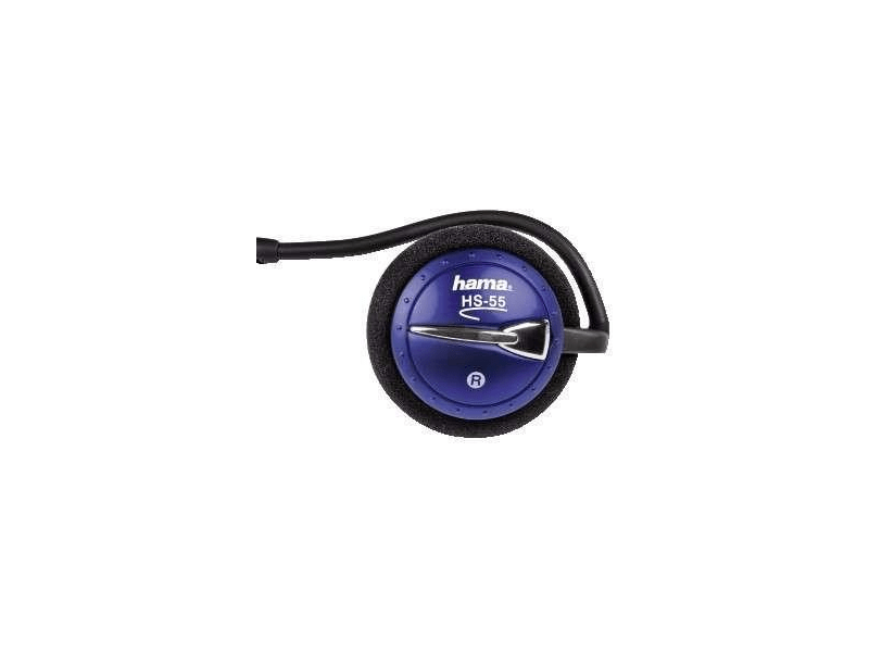 Hama 57193 Mikrofonos Fejhallgató, Fekete