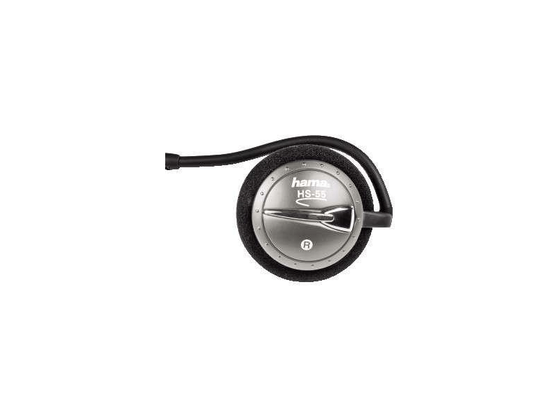 Hama 57193 Mikrofonos Fejhallgató, Fekete