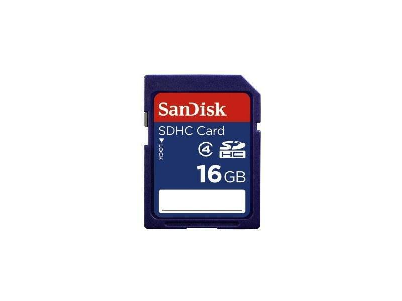 SANDISK SDHC KÁRTYA 16GB, CLASS 4