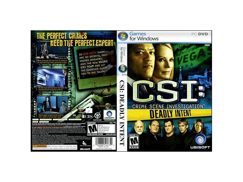 CSI: Deadly Intent PC