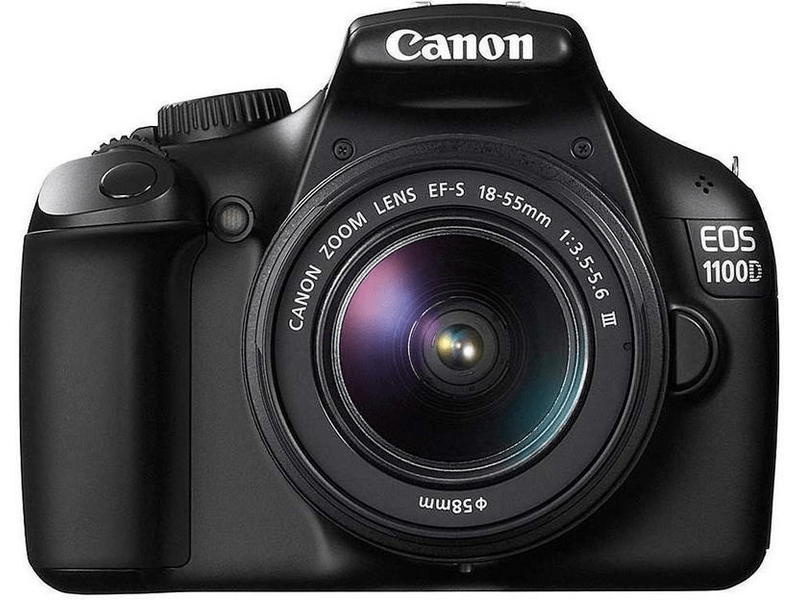 Canon Eos 1100D Fényképezőgép, Fekete + 18-55 mm DC III KIT