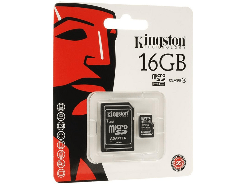 Kingston microSDHC 16GB Class 4 SDC4/16GB