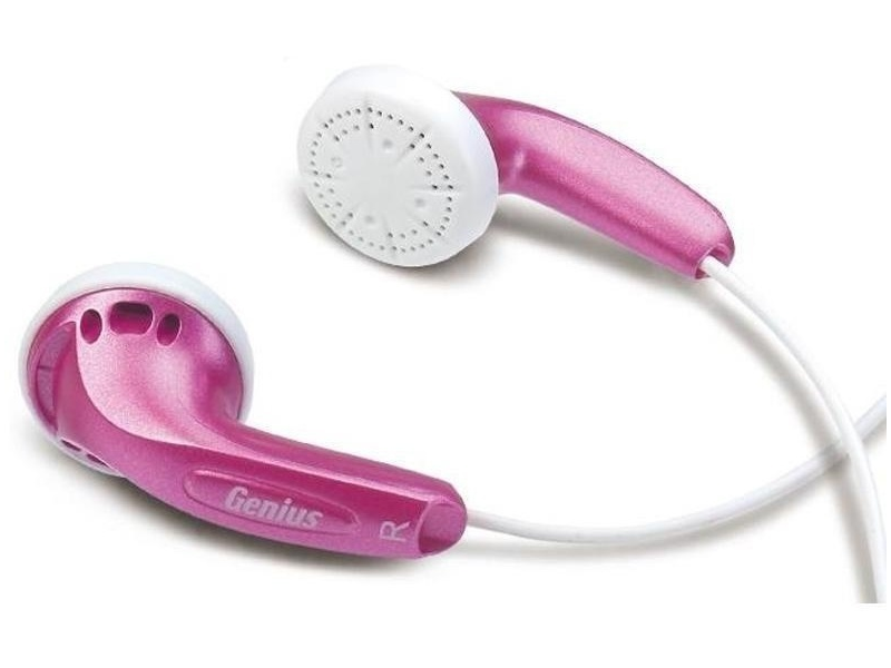 Genius GHP-200V fülhallgató MP3 lejátszókhoz, pink