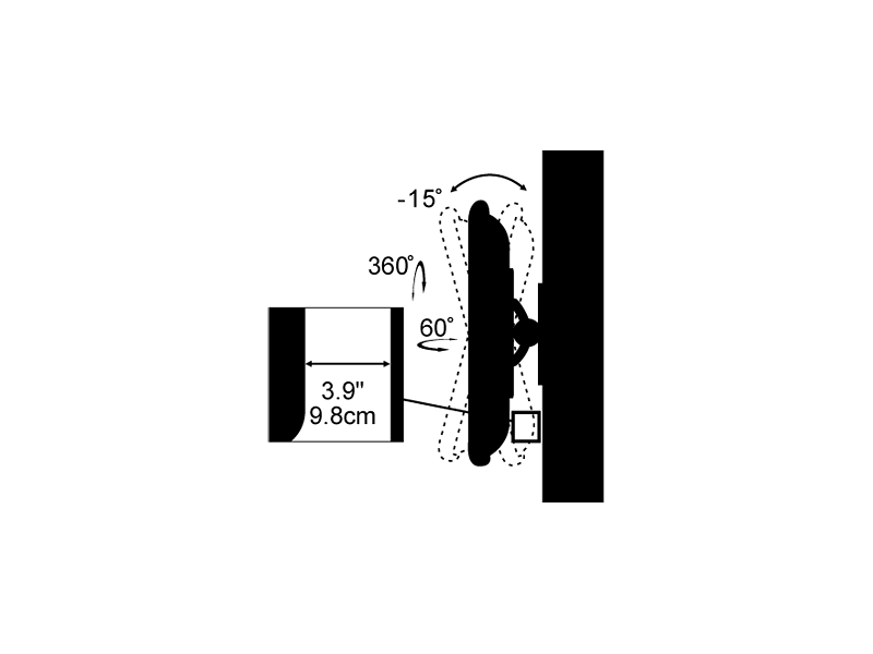 Stell SHO 1100 Univerzális Dönthető Falitartó (13