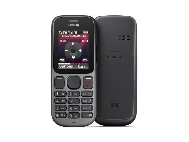 Nokia 101 Kártyafüggetlen Mobiltelefon, Fekete