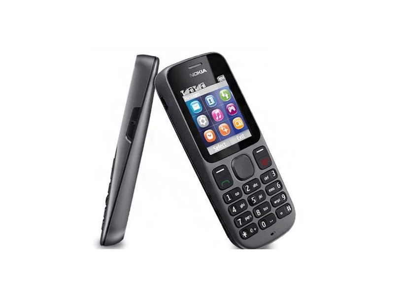 Nokia 101 Kártyafüggetlen Mobiltelefon, Fekete