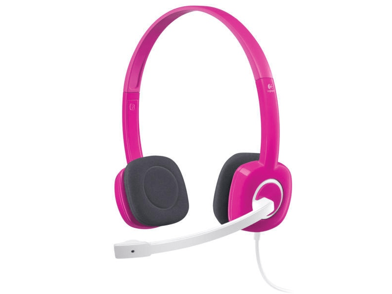 LOGITECH H150 jack vezetékes Fuchsia Pink headset 981-000369