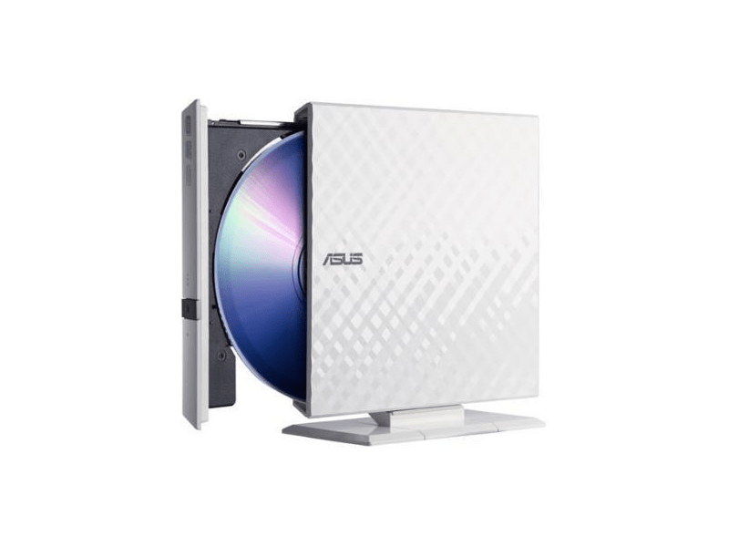 ASUS SDRW-08D2S WH külső DVD író, fehér