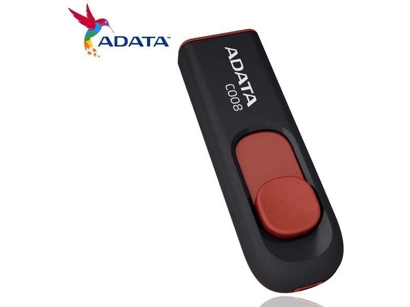 ADATA Pendrive 8GB, C008, FehérAC008-8G-RWE