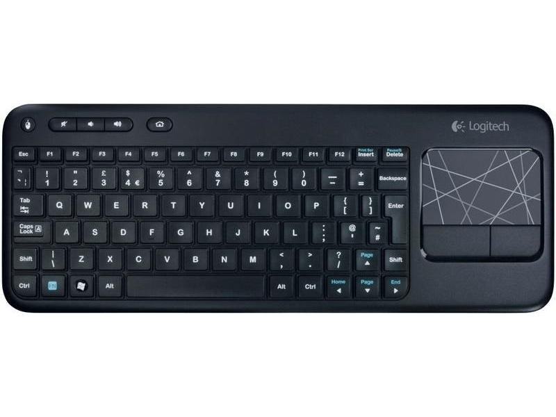 LOGITECH K400 Touchpad wless fekete HUN billentyűzet