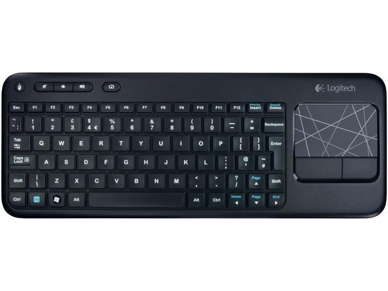 LOGITECH K400 Touchpad wless fekete HUN billentyűzet