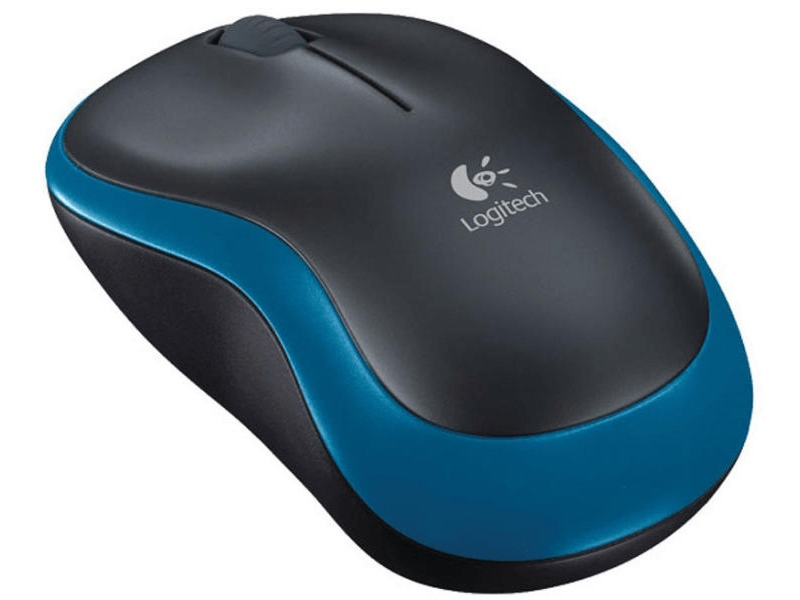 Logitech M185 Vezeték nélküli optikai egér, kék (910-002239)