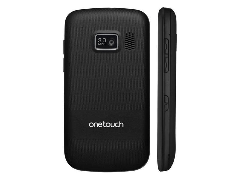 ALCATEL OT-918D BLACK/WHITE DUAL SIM Mobiltelefon