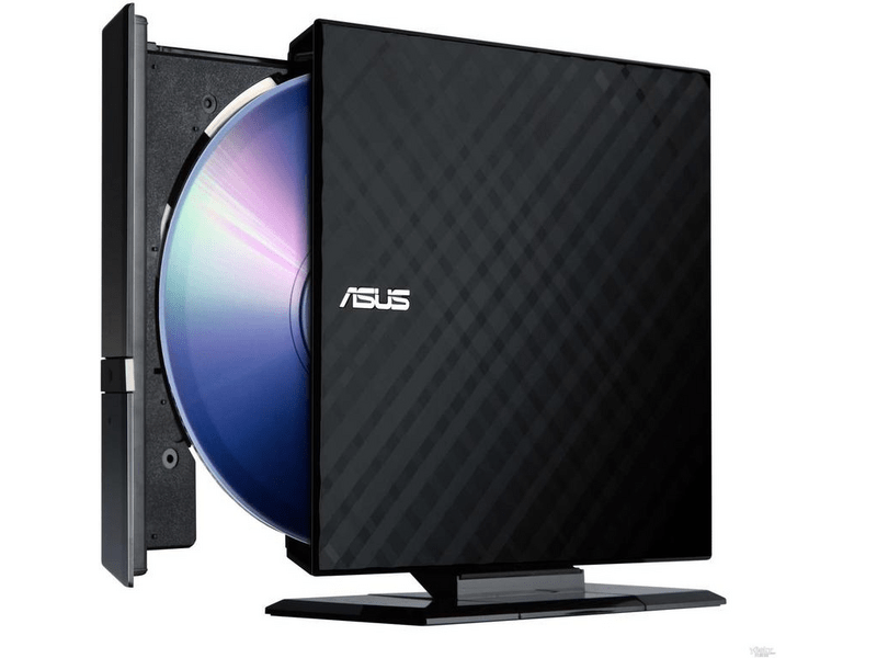 Asus SDRW-08D2S-U külső DVD író, fekete