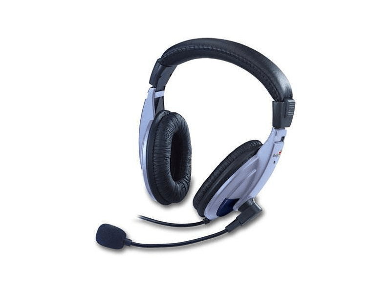 Genius HS-04S/B Mikrofonos Fejhallgató