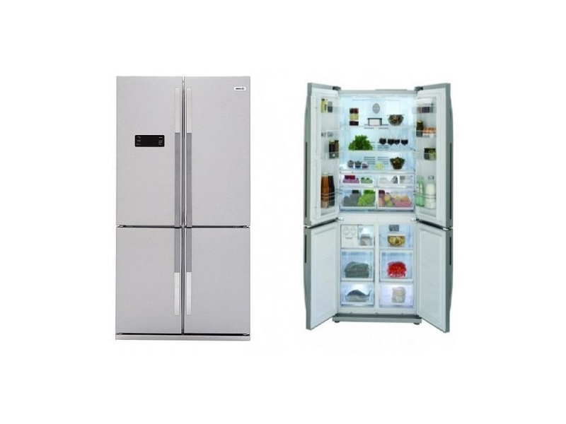 BEKO GNE114612FX Alulfagyasztós kombinált hűtőszekrény