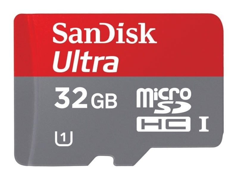 SANDISK MICRO SD ULTRA KÁRTYA 32GB ADAPTER, 30MB/s, CL10 (HAMA 114809)