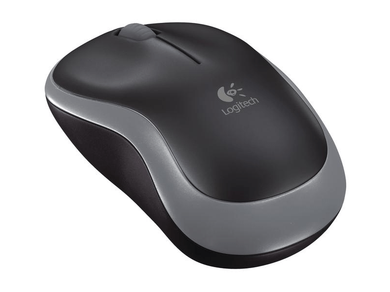 Logitech M185 bežični optički miš, sivi (910-002238)