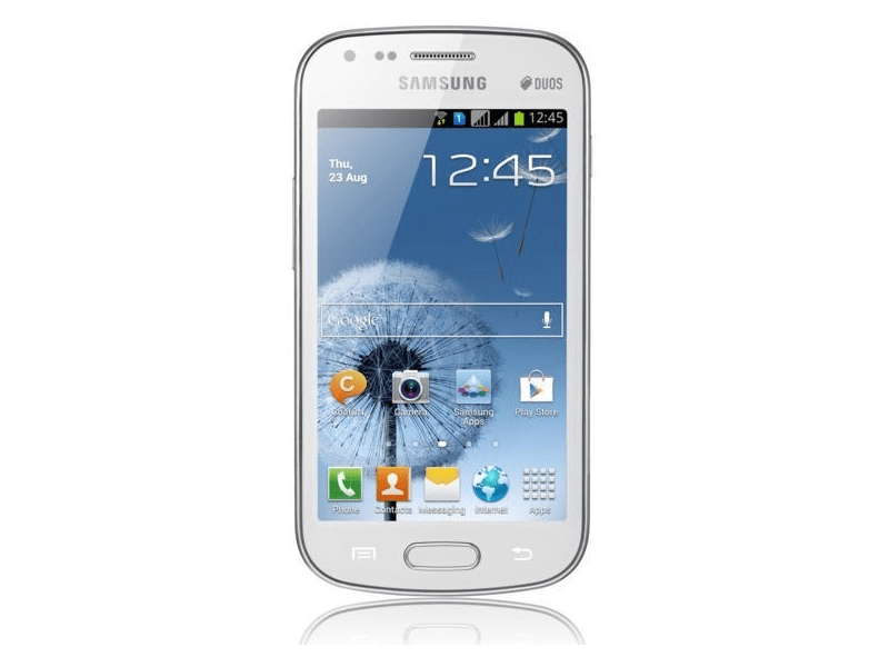 Samsung Galaxy S (S7562) Dual SIM 4 GB Kártyafüggetlen Mobiltelefon, Fehér