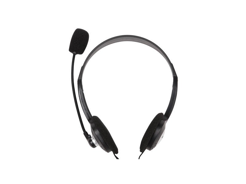 Acme CD602 Mikrofonos Fejhallgató, Fekete