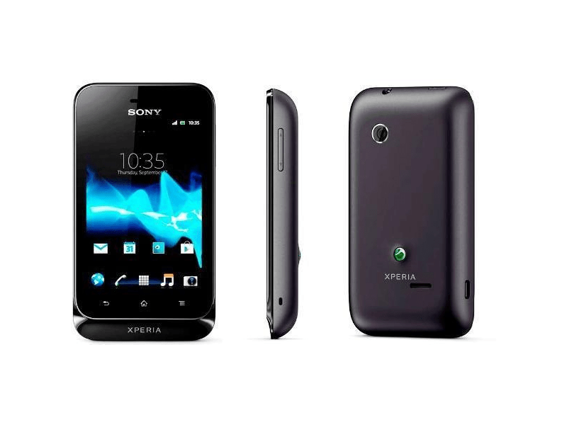 Sony Xperia Tipo (ST21i) Dual SIM Kártyafüggetlen Mobiltelefon, Fekete