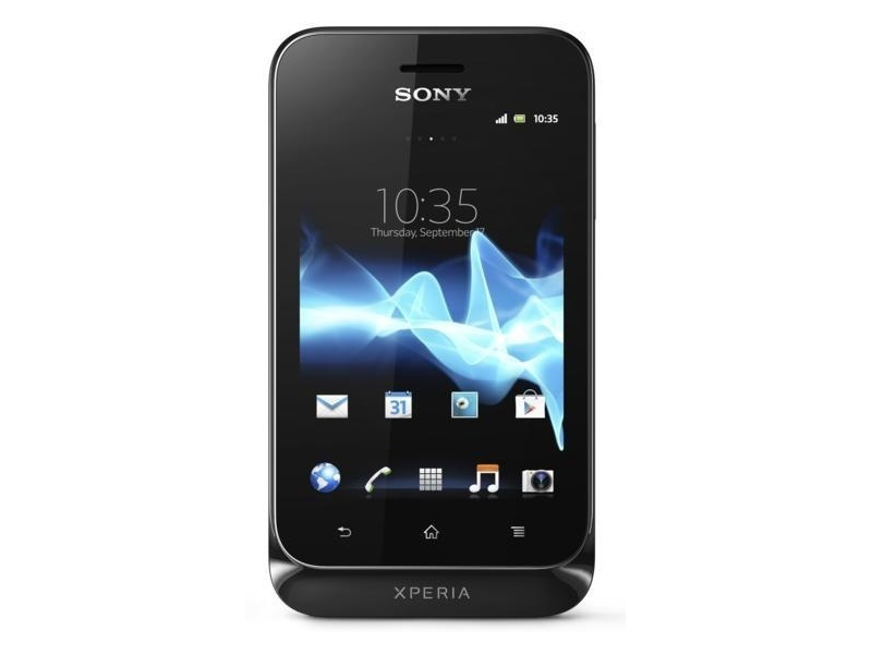 Sony Xperia Tipo (ST21i) Dual SIM Kártyafüggetlen Mobiltelefon, Fekete
