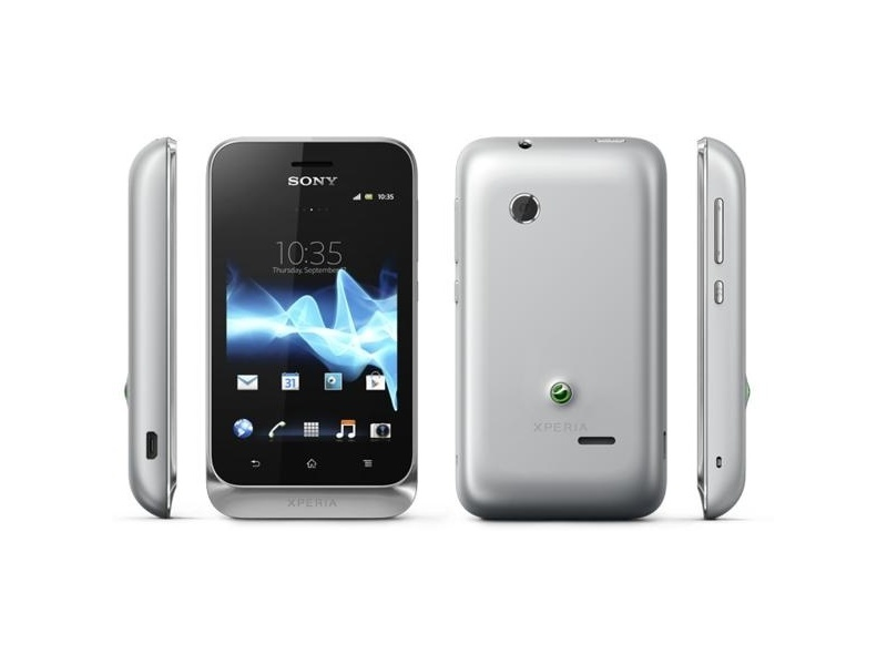 Sony Xperia Tipo (ST21i) Dual SIM Kártyafüggetlen Mobiltelefon, Fekete