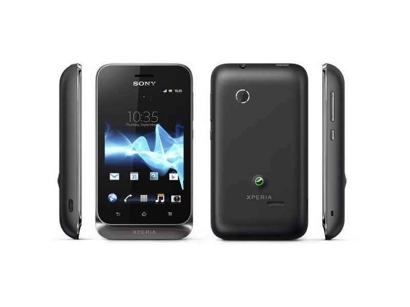 Sony Xperia Tipo (ST21i) Dual SIM Kártyafüggetlen Mobiltelefon, Fekete