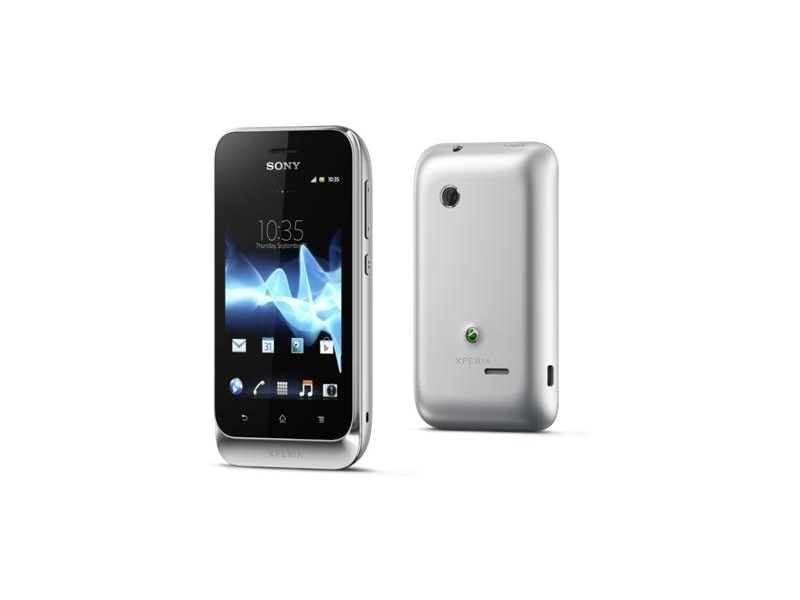 Sony Xperia Tipo (ST21i) Dual SIM Kártyafüggetlen Mobiltelefon, Fekete