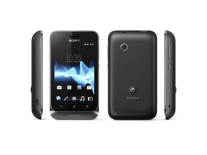 Sony Xperia Tipo (ST21i) Dual SIM Kártyafüggetlen Mobiltelefon, Fekete