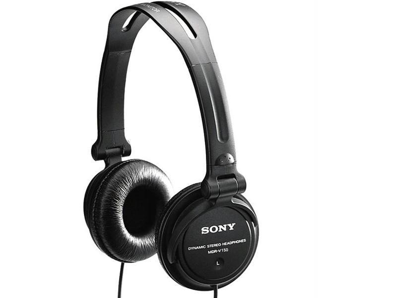 Sony MDRV150 Fejhallgató, Fekete