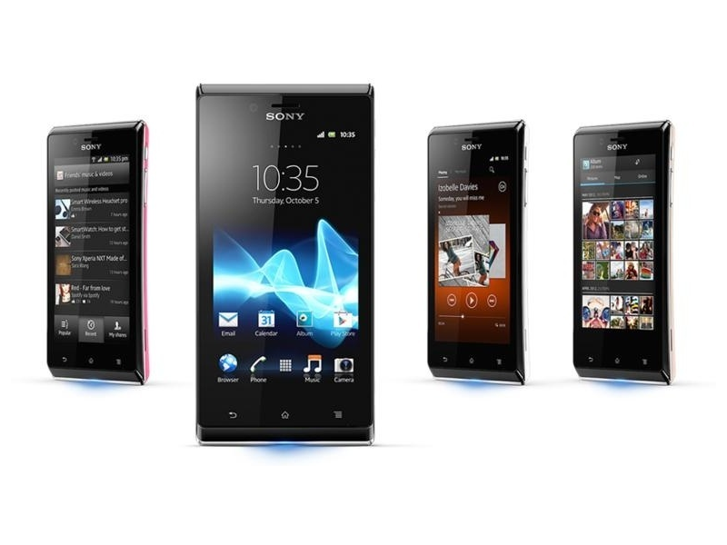Sony Xperia J BL B 2GB Kártyafüggetlen Mobiltelefon, Fekete