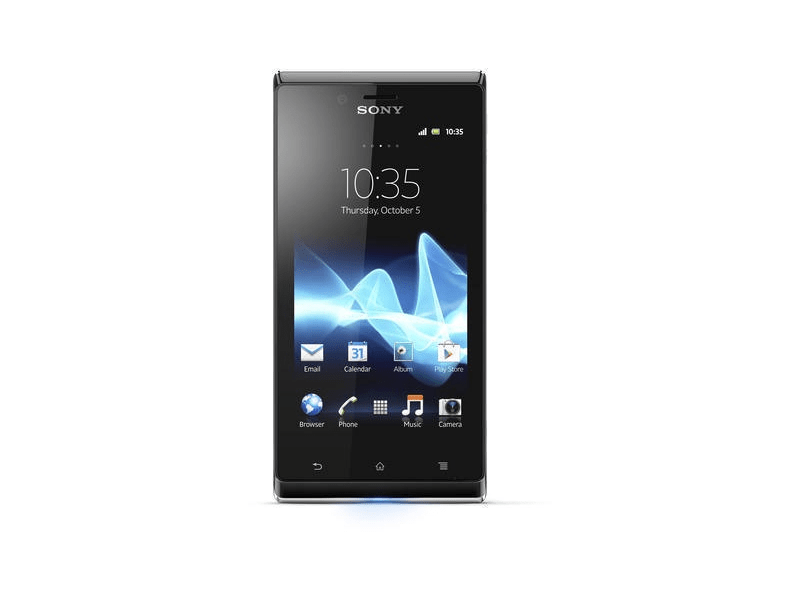 Sony Xperia J BL B 2GB Kártyafüggetlen Mobiltelefon, Fekete