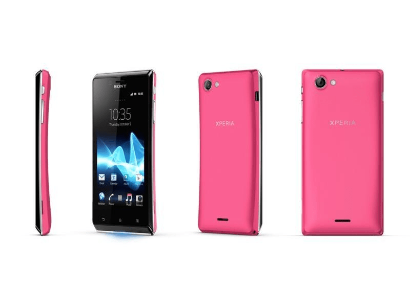 Sony Xperia J BL B 2GB Kártyafüggetlen Mobiltelefon, Fekete