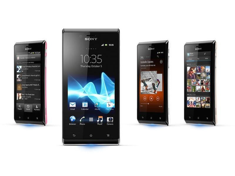 Sony Xperia J BL B 2GB Kártyafüggetlen Mobiltelefon, Fekete