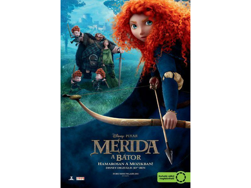 Merida a bátor 3D Blu-Ray