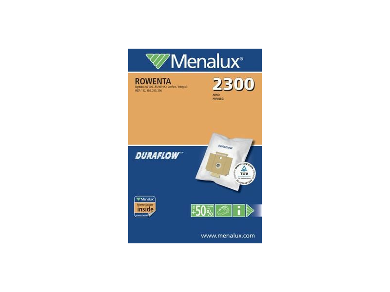 MENALUX 2300/A Szintetikus porzsák