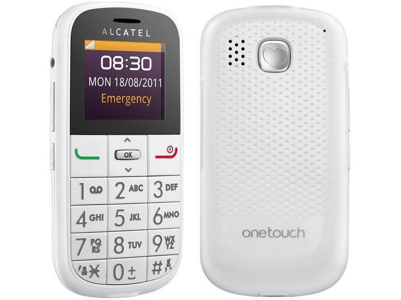 ALCATEL ALCATEL OT-282 Mobiltelefon, Fehér